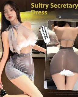 Sexy smoking man Lingerie woman sexy piercing tight waist bag skirt edge