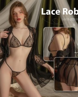 [ Remove ] Care Man Smoke Sexy Lingerie Sexy Lace Outdoor Perspective Blouse Three-Dot Bathroom Pyjama 8948