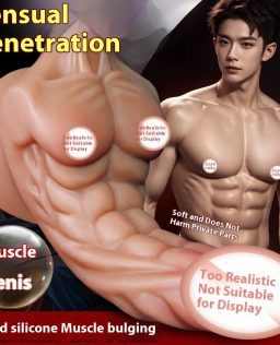Female Masturbation Special Simulator Shaped Silica Gel Penis Penis Soft Realistic Non-electric Penis Machine