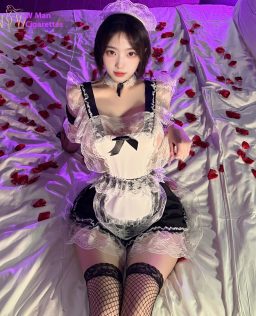 Sexy cigarette man lingerie sexy woman ribbon cross ribbon dress