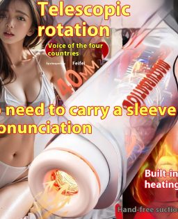 Electric Plane Cup Fully Automatic Genuine Yen Telescopic Heating Adult Material Male Masturbation Fun Device Clip Suction Toy
