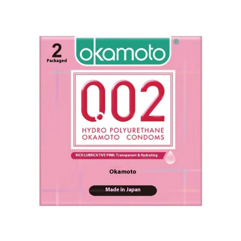 Okamoto 002 Transparent Moisturizing 2 Only Contains Male Condoms Male Condoms Light Water Meaning Adult Supplies Wholesale - Image 4