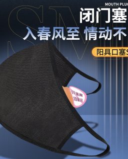 久爱sm口罩阳具口塞情趣用品外出穿戴