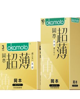 冈本无感超薄无感透薄避孕套3只10只安全套